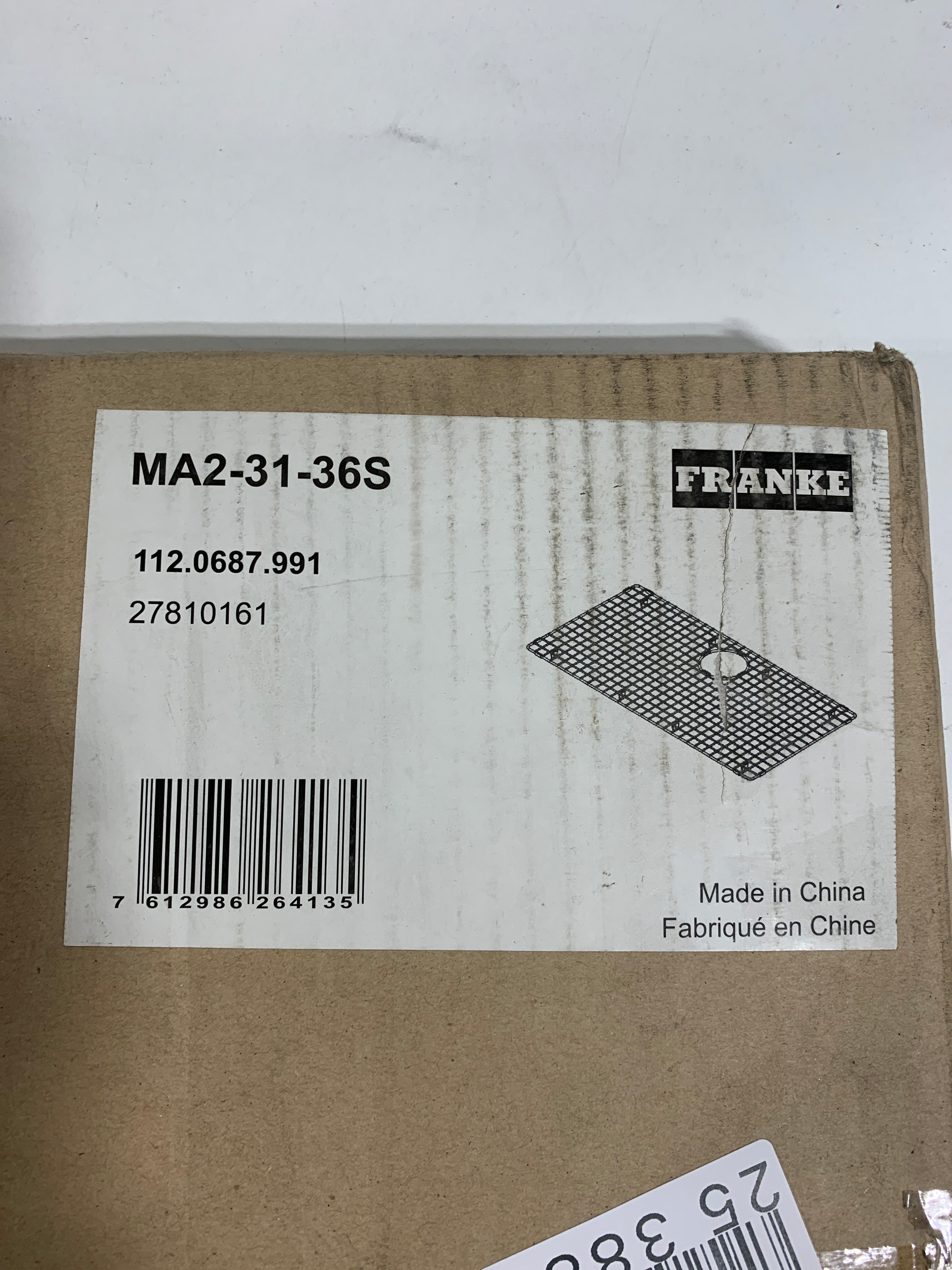 Franke Maris 29-13/16’’ L x 15-1/8’’ W Stainless Steel Basin Rack - *Plumbing