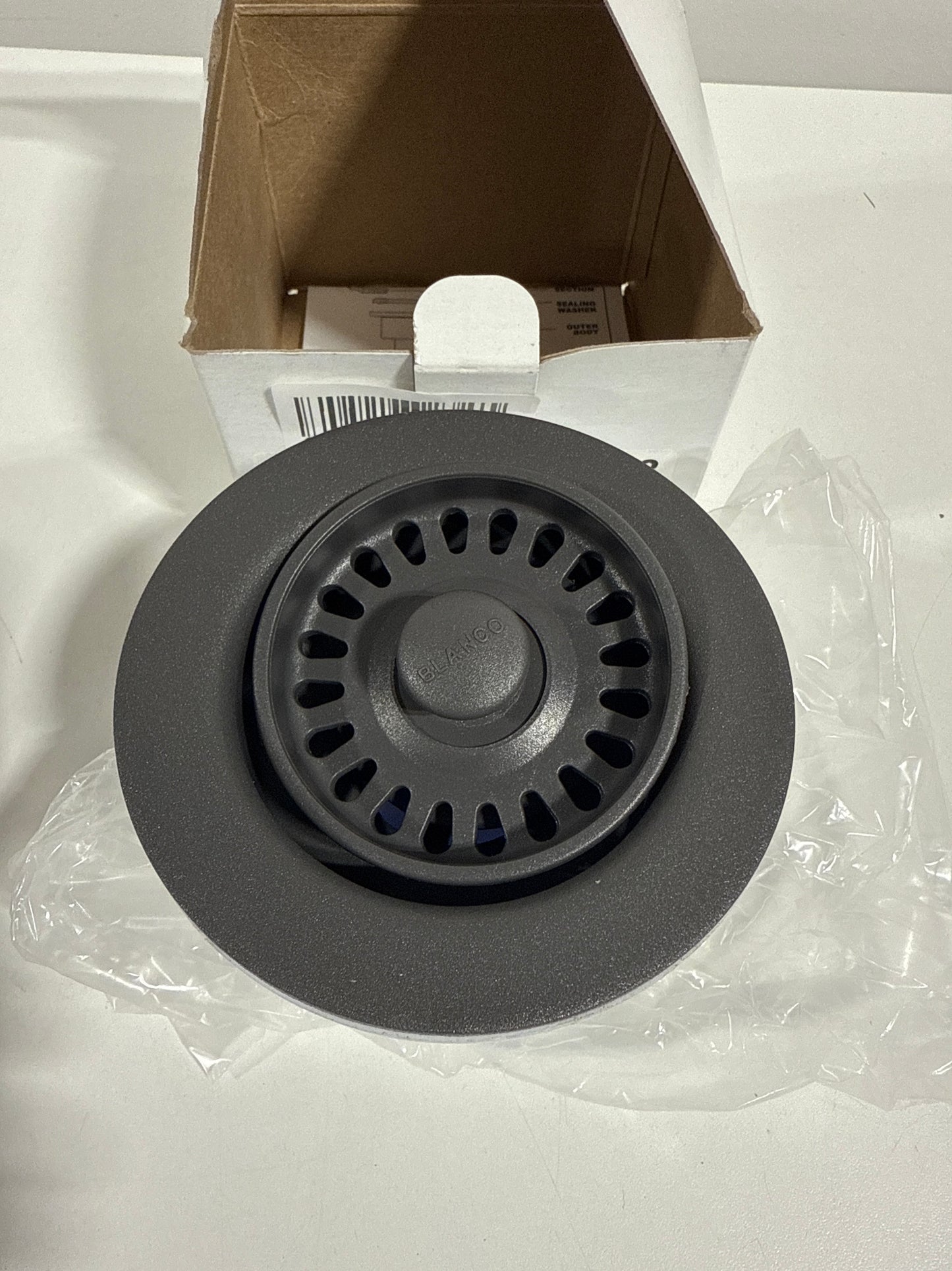 Blanco 441091 3-1/2" Basket Strainer and Sink Flange (Not for Use with Garbage Disposal)