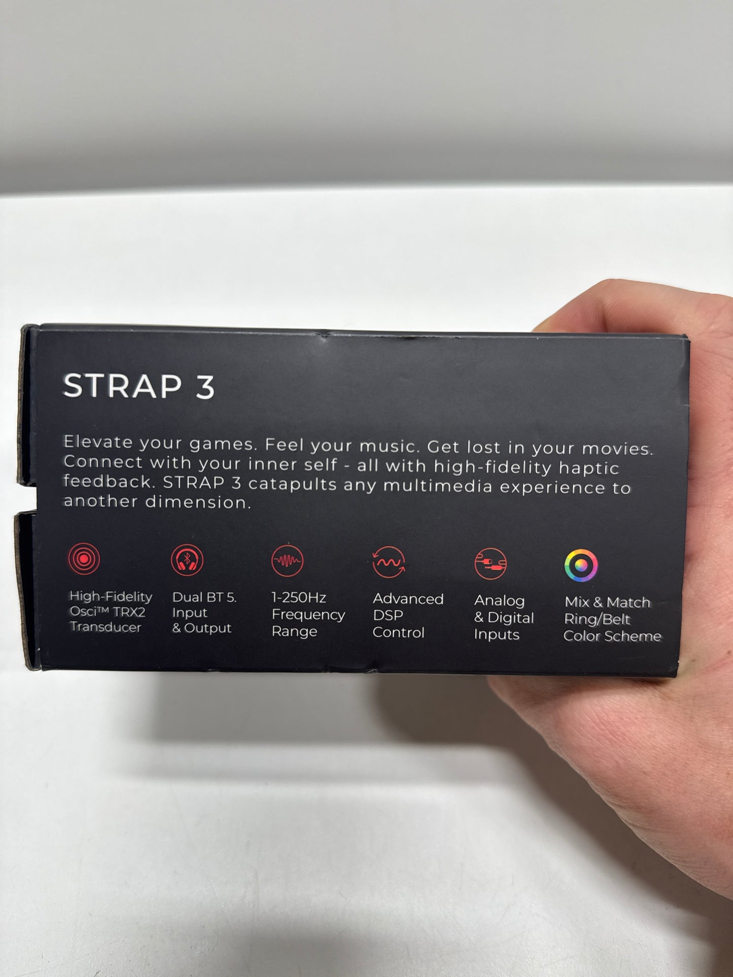 See Desc Woojer High-Fidelity Haptic Body Strap 3 - *Headphones & Tech Accessories