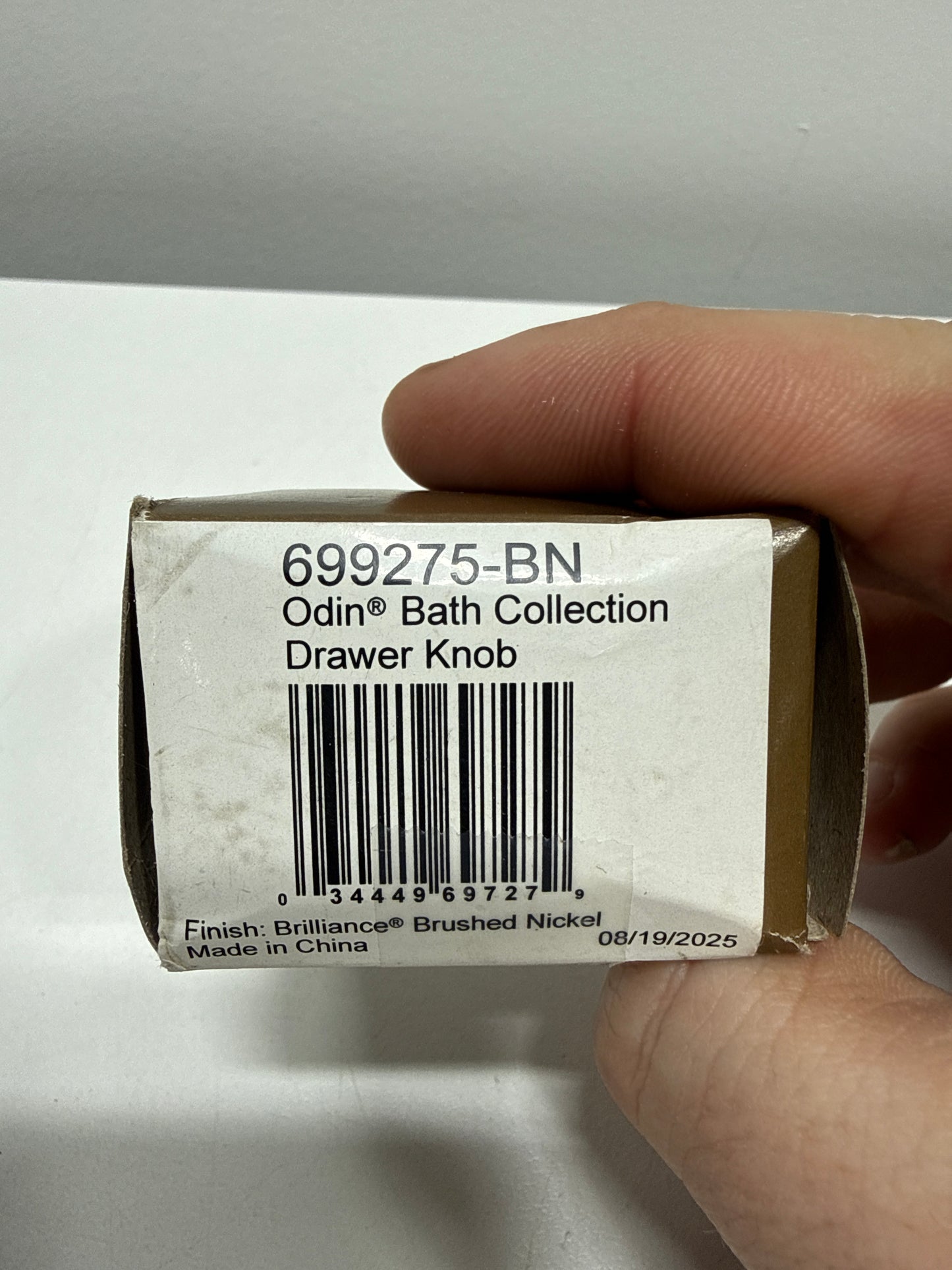 Brizo 699275 Odin 1-5/16 Inch Mushroom Cabinet Knob Brilliance Brushed Nickel