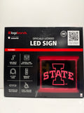 Logobrands Iowa State LED Sign 24" x 20"