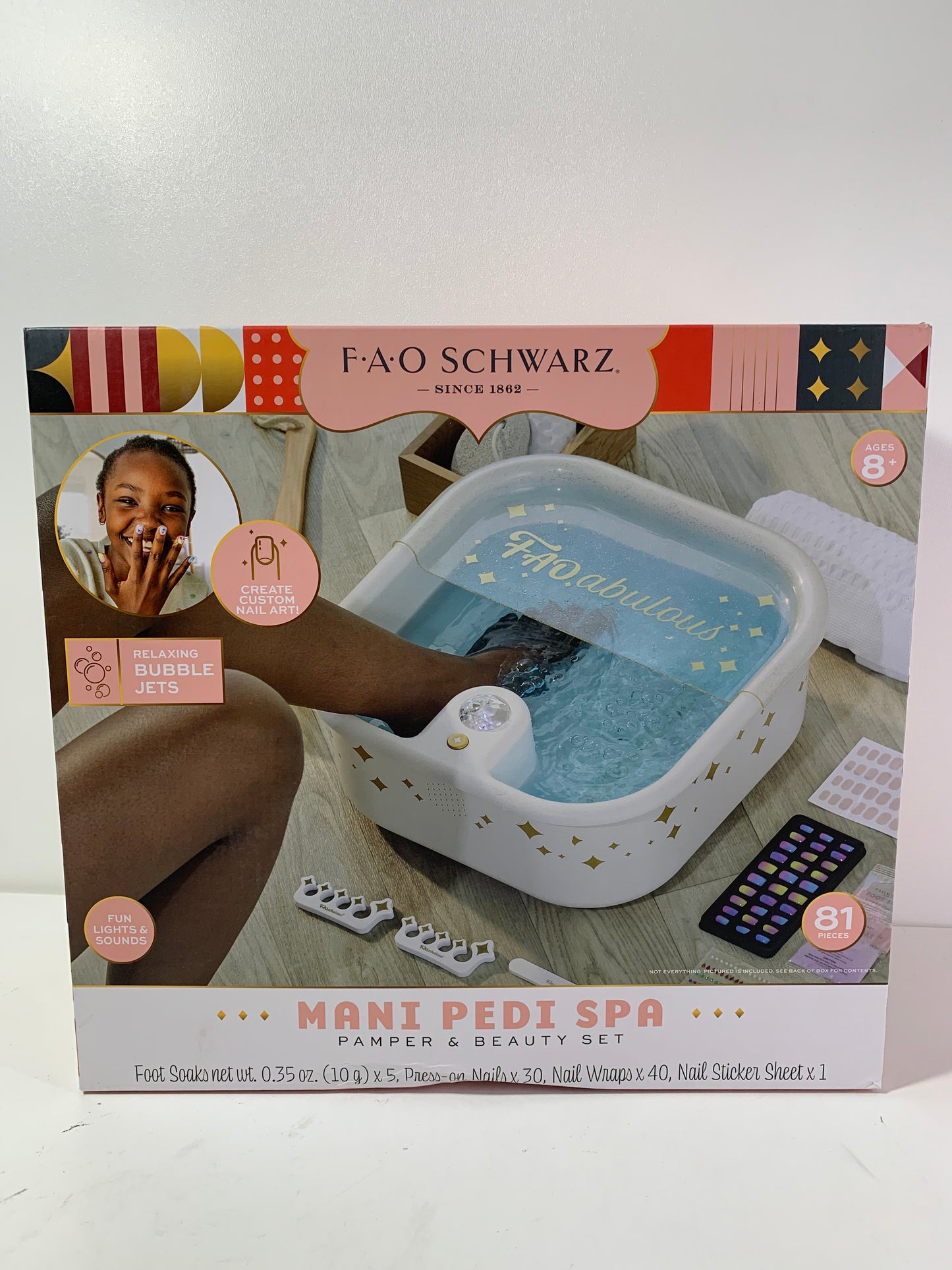 FAO Schwarz Pampered Manicure and Pedicure Spa Beauty Set