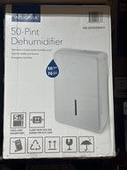 Insignia - 50-Pint Dehumidifier with ENERGY STAR Certification - White - *Home Environment
