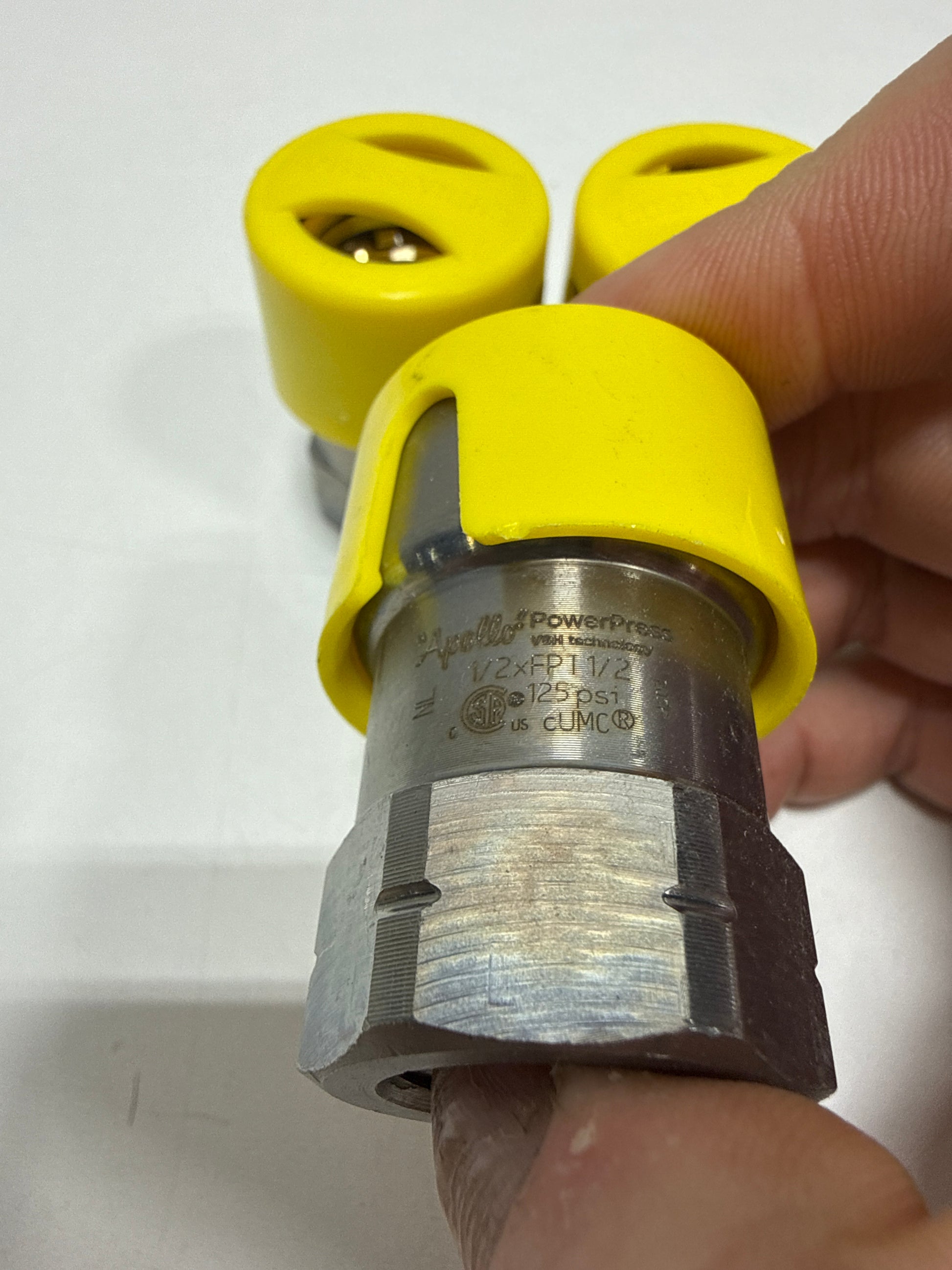 4 x Apollo 403G Series 1/2 in. Press x FPT Zinc Nickel Carbon Steel Adapter with HNBR O-Ring - *Tools Hardware & Misc