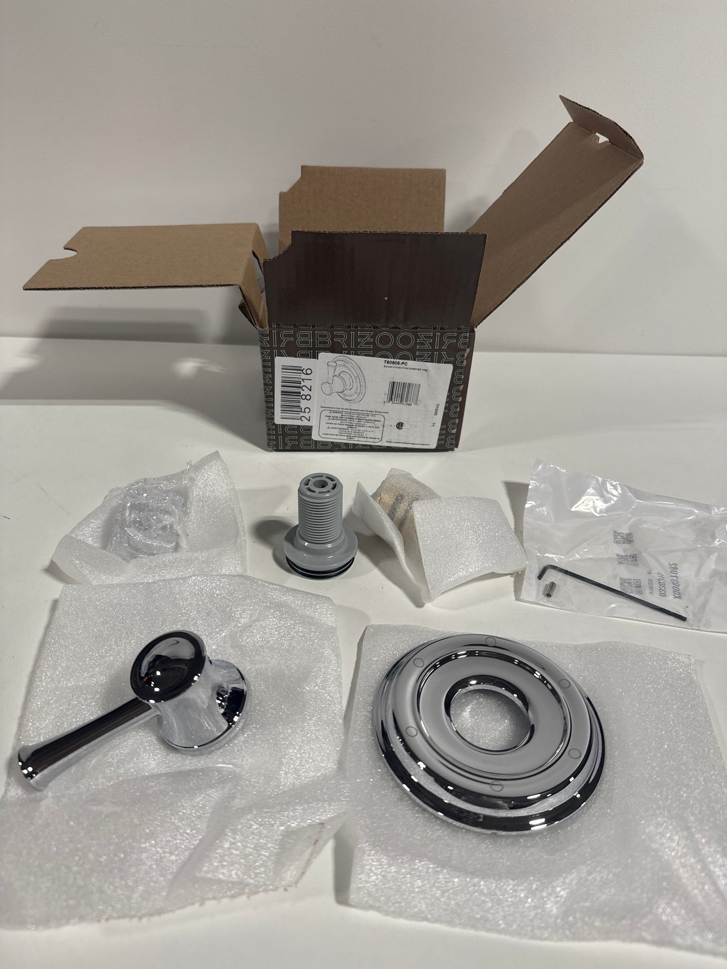 Brizo T60905 Baliza Six Function Diverter Valve Trim Less Rough-in Valve