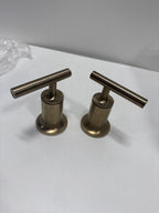 Scratch - Purist Tub Faucet Handle Trim, Vibrant Brushed Bronze