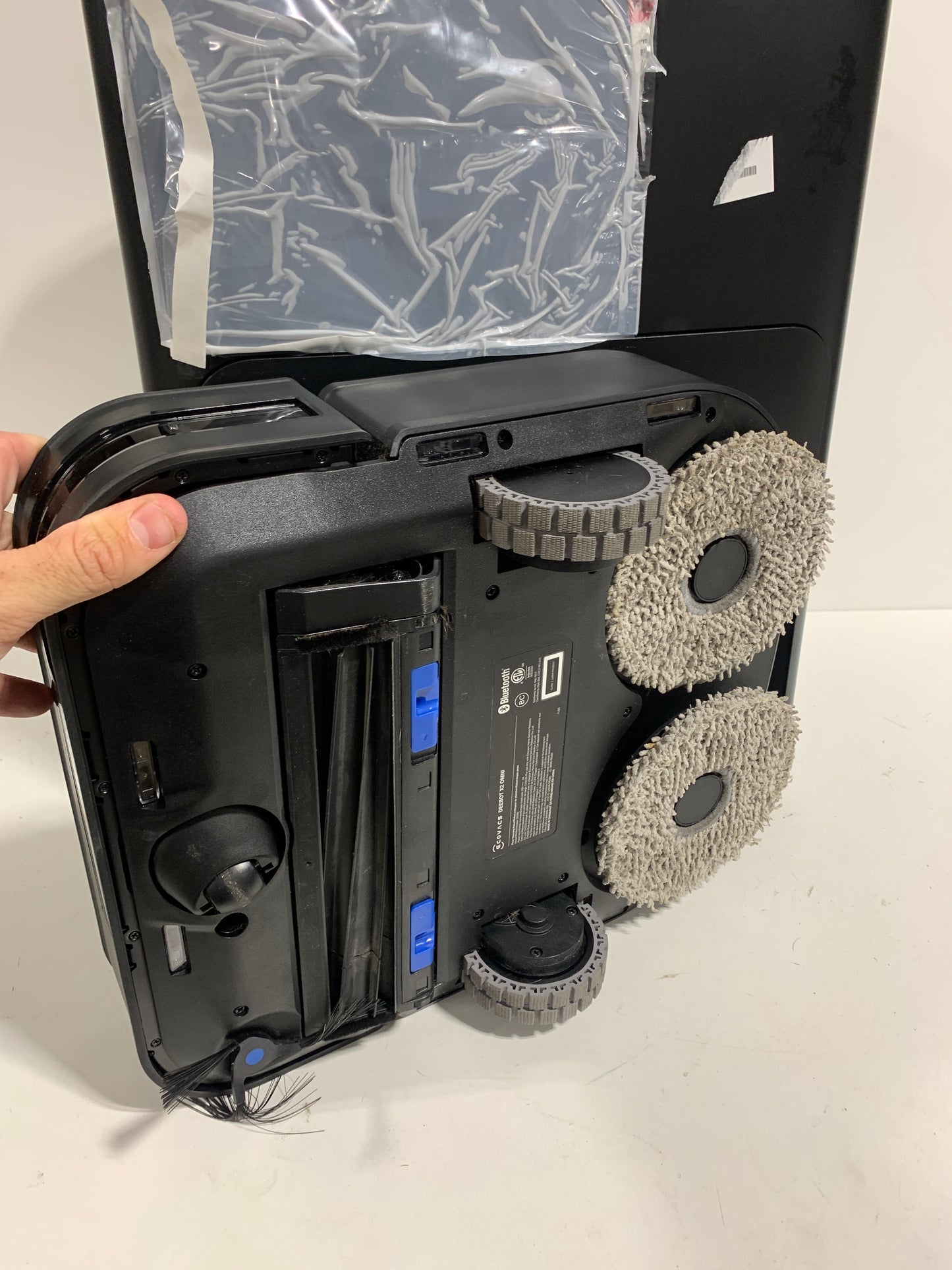 For Parts ECOVACS Robotics -Ecovacs Deebot X2 Omni Robot Vacuum & Mop with Self Cleaning Auto Empty Station