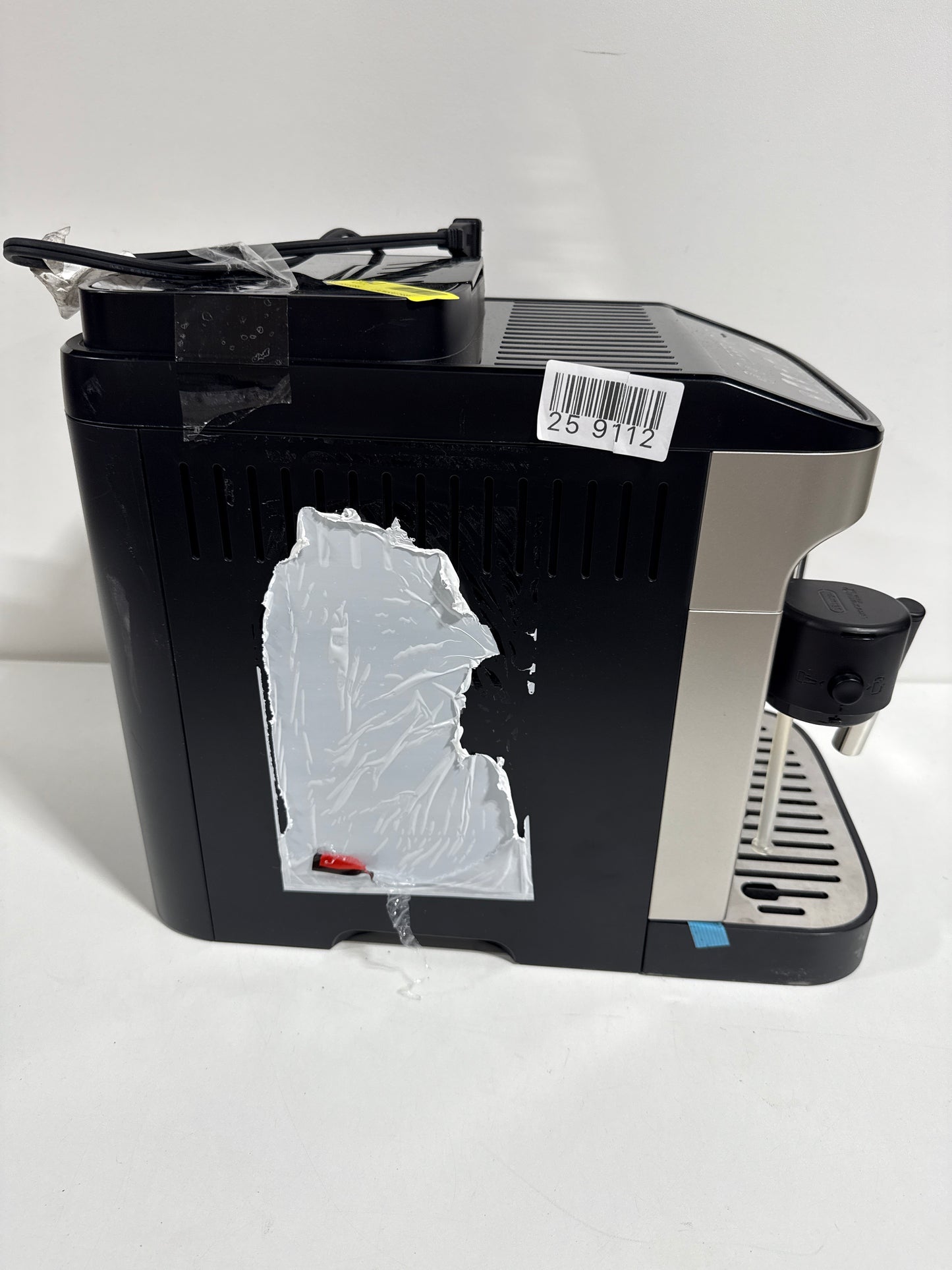 Scratch & Dent De'Longhi - Magnifica Evo Espresso Machine with Automatic Milk Frother for Hot and Iced Lattes, Coffee and More - Silver