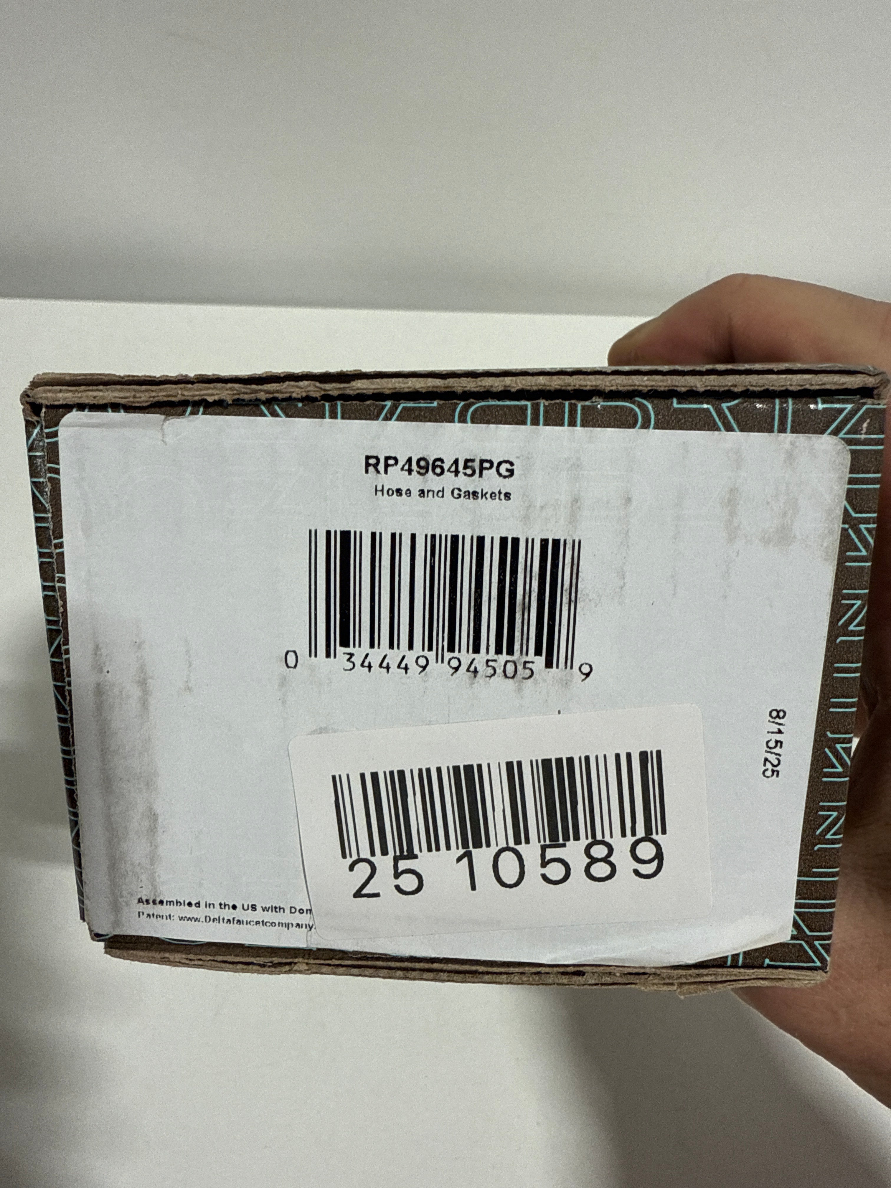 Brizo RP49645 Essential Handshower Hose and Gaskets Polished Gold - *Plumbing