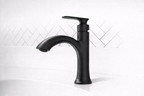 Moen Ellicott Single Handle Bathroom Faucet Matte Black Finish