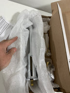 Delta Tetra 2-Handle Wall-Mount Roman Tub Faucet Trim Kit in Lumicoat Chrome - *Plumbing