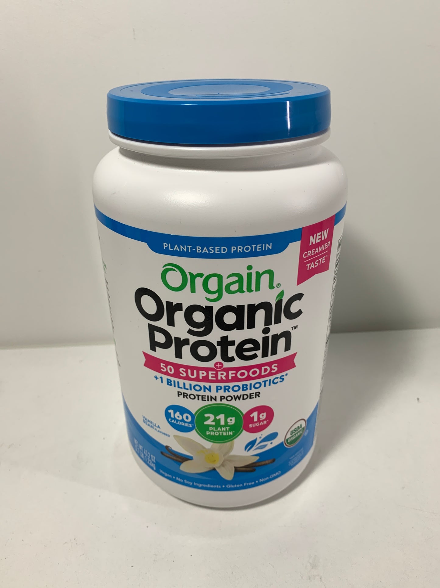 Orgain USDA Organic Plant Protein and Superfoods Powder 2.70-pounds