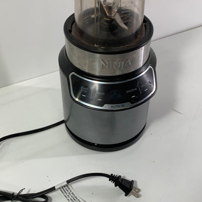 Used Ninja - Nutri-Blender Pro Personal Blender with Auto-iQ - Cloud Silver