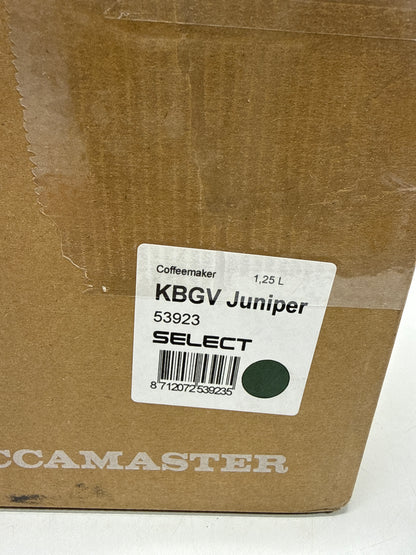 Technivorm Moccamaster 53923 KBGV Select 10-Cup Coffee Maker, Juniper, 40 ounce, 10-Cup, 1.25L