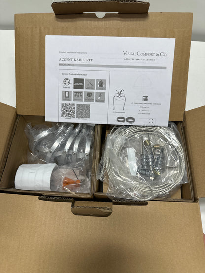 Tiella 800CBL5PN-LED, Accent Electronic Low Volt Surface Track Lighting Kits, LED Compatible, Nickel