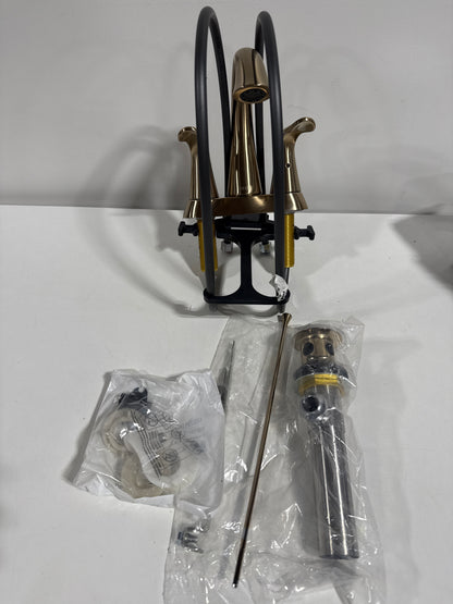 Delta 2538-MPU-DST Lahara Centerset Bathroom Faucet with Pop-up Drain Assembly