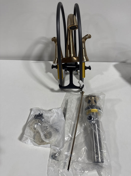 Delta 2538-MPU-DST Lahara Centerset Bathroom Faucet with Pop-up Drain Assembly