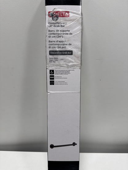 Delta 41824 BathSafety 24" Grab Bar Matte Black