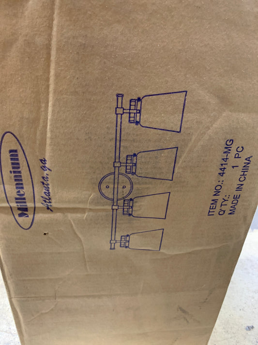 Millennium Lighting Amberose - 4 Light Bath Vanity-12 Inches Tall and 31.25 Inches Wide-Modern Gold Finish