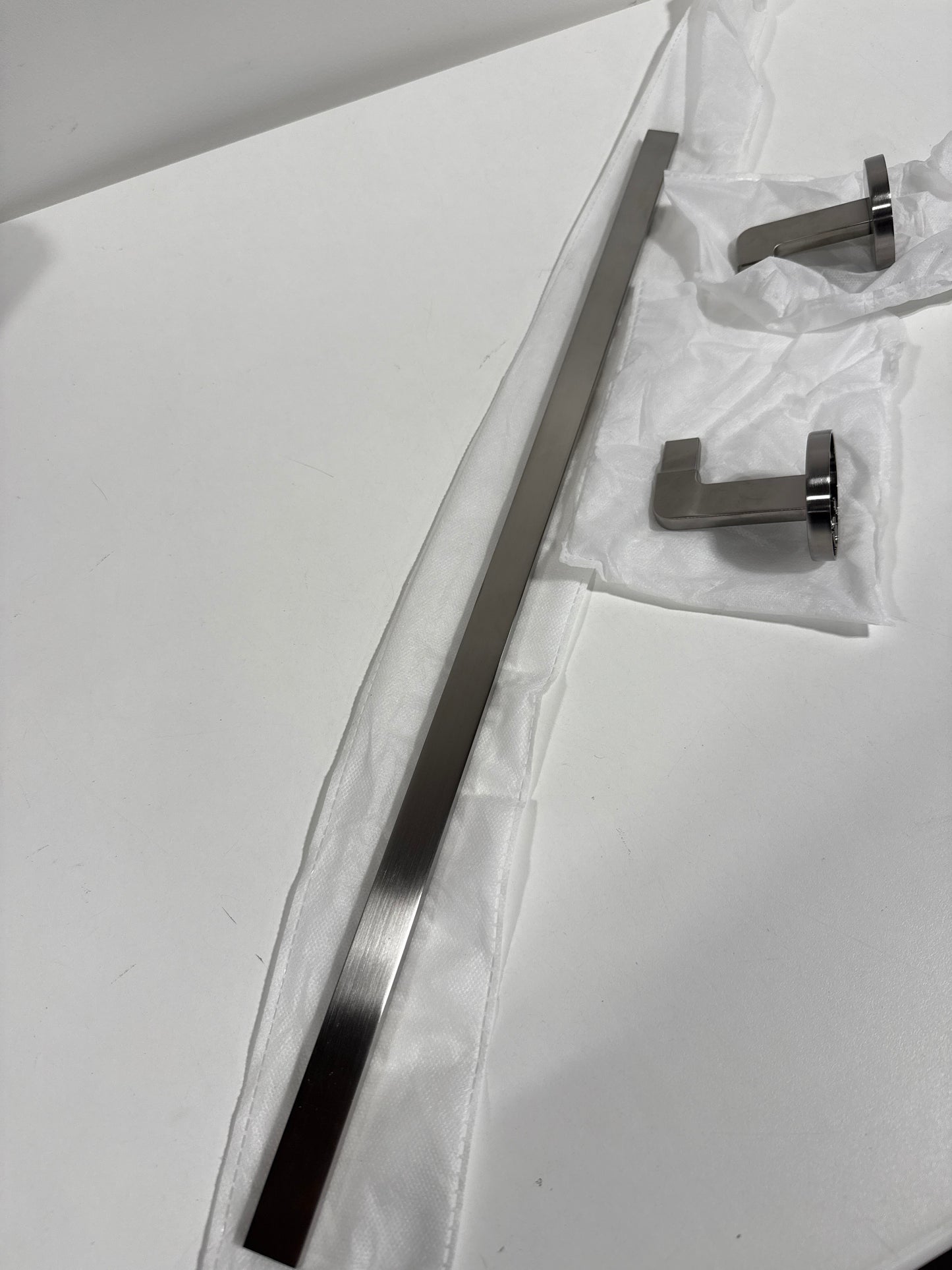 Drea 24 in. Wall Mounted Towel Bar in Brushed Nickel