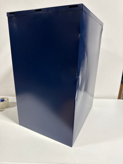 See Desc Space Solutions 18 Inch 2 Drawer Metal File Cabinet, Navy