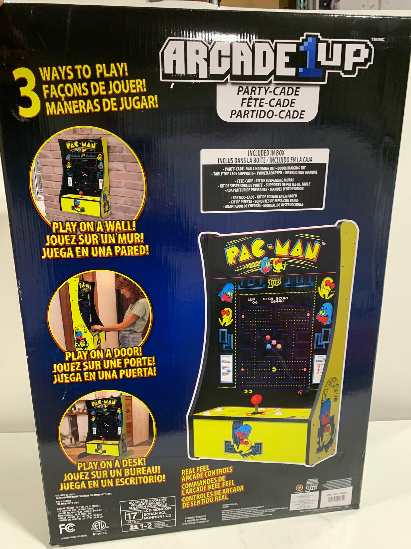 Arcade1Up PAC-MAN Partycade 12 Games in 1