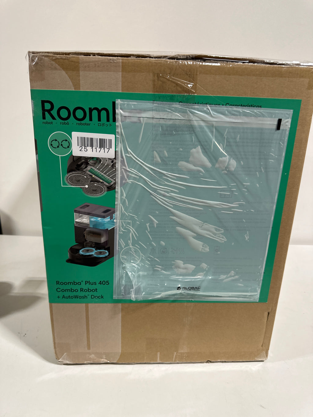 Robot - Roomba 405 (G185) Combo Vacuum & Mop + AutoWash Dock - *Vacuums & Carpet Cleaners