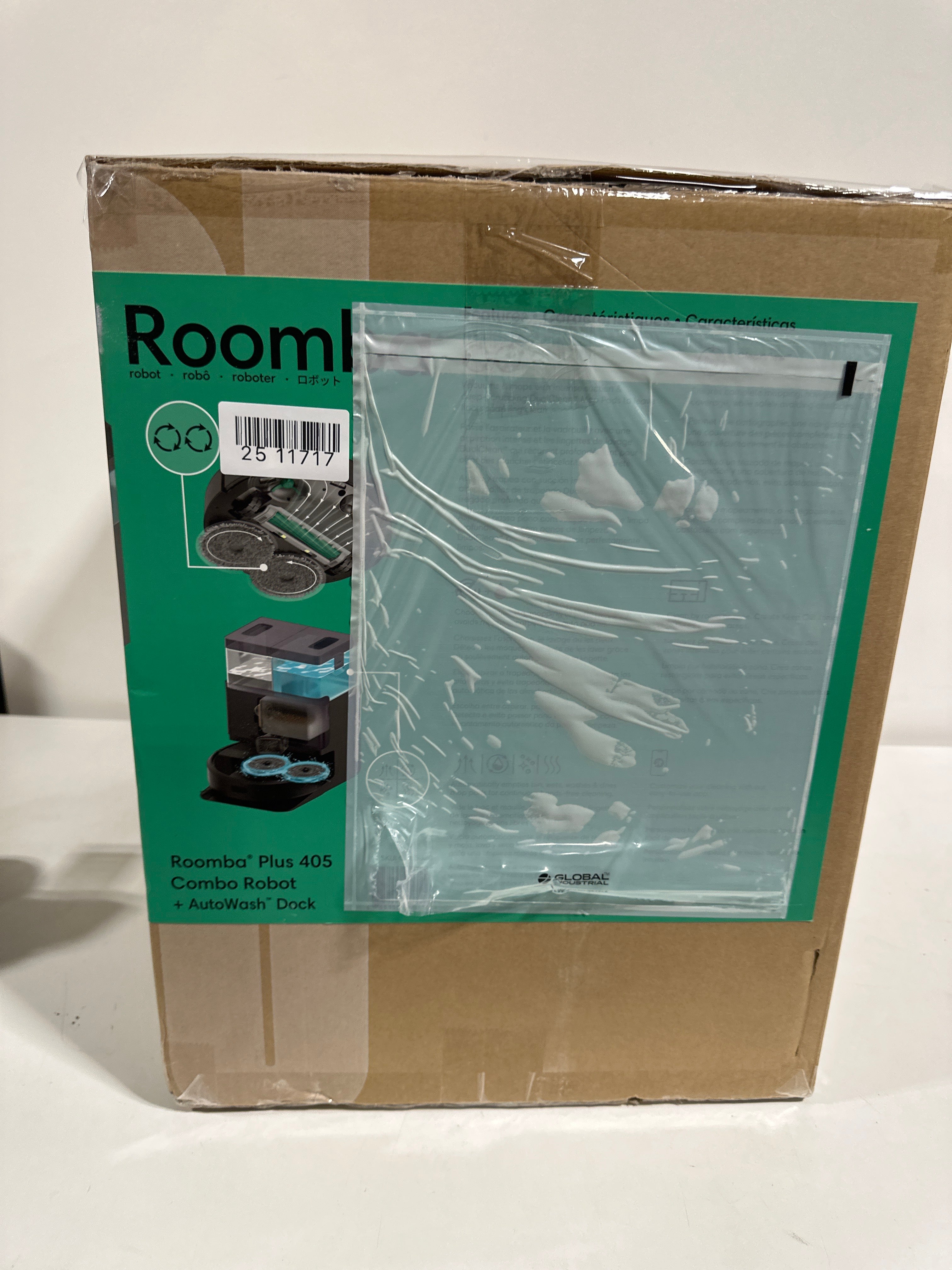 Robot - Roomba 405 (G185) Combo Vacuum & Mop + AutoWash Dock - *Vacuums & Carpet Cleaners