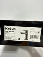Scuff Indy Single Hole Single-Handle Basin Bathroom Faucet in Spot Free Stainless Steel