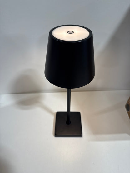 Mikasa Cordless Rechargeable 1 Table Lamp - Black
