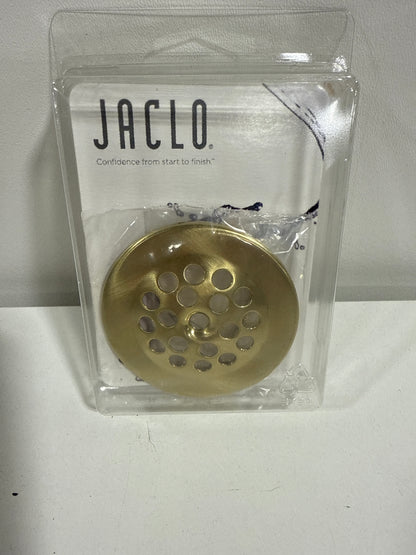 Jaclo 517-SB Tub Drain Grid Strainer, Satin Brass