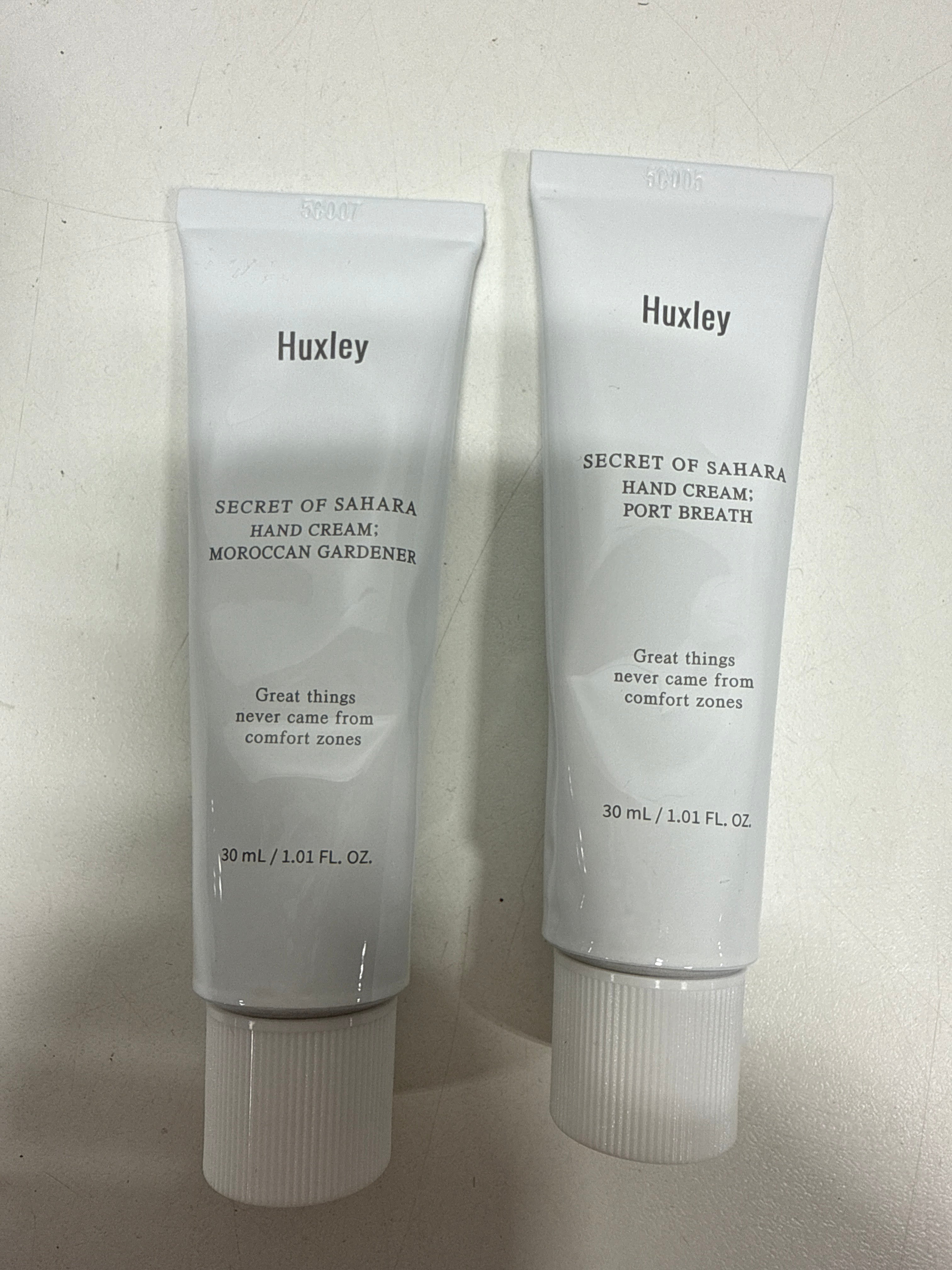 Huxley Perfumed Hand Cream Collection Moroccan Heritage 3 Scents Prickly Pear Seed Oil Non-Sticky Formula 2 X 1.01 Fl.