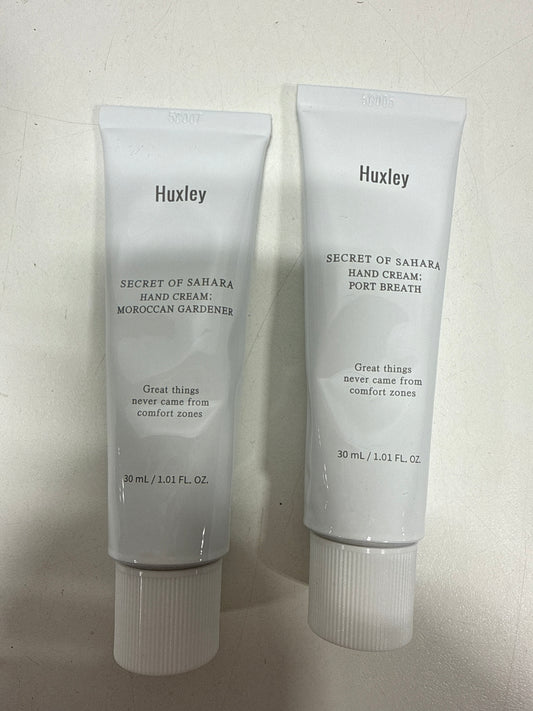 Huxley Perfumed Hand Cream Collection, Moroccan Heritage, 3 Scents, Prickly Pear Seed Oil, Non-Sticky Formula, 2 X 1.01 Fl. Oz, Made in Korea