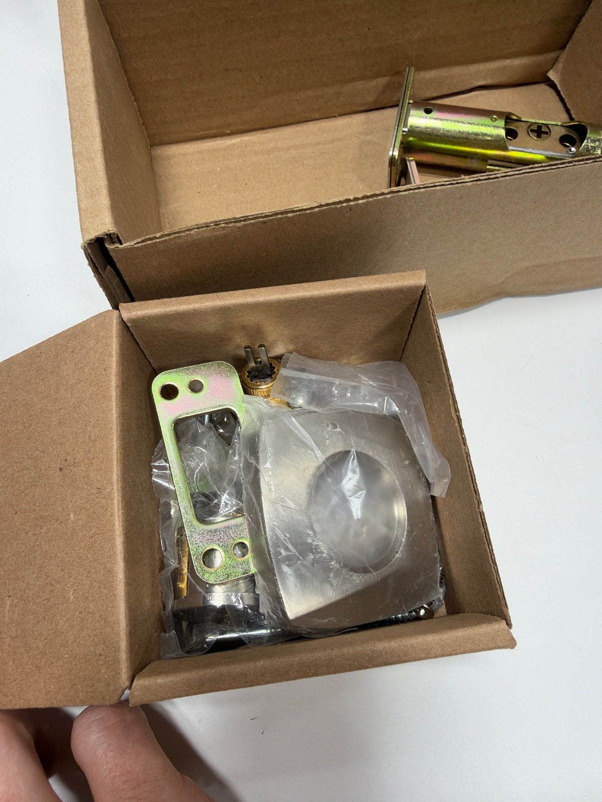 Emtek Single Cylinder, Urban Modern Deadbolt, Satin Nickel