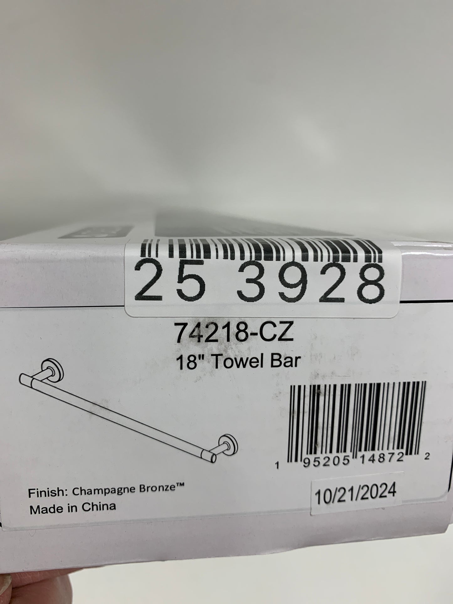 Delta 74218 Altado 18" Towel Bar - Champagne Bronze