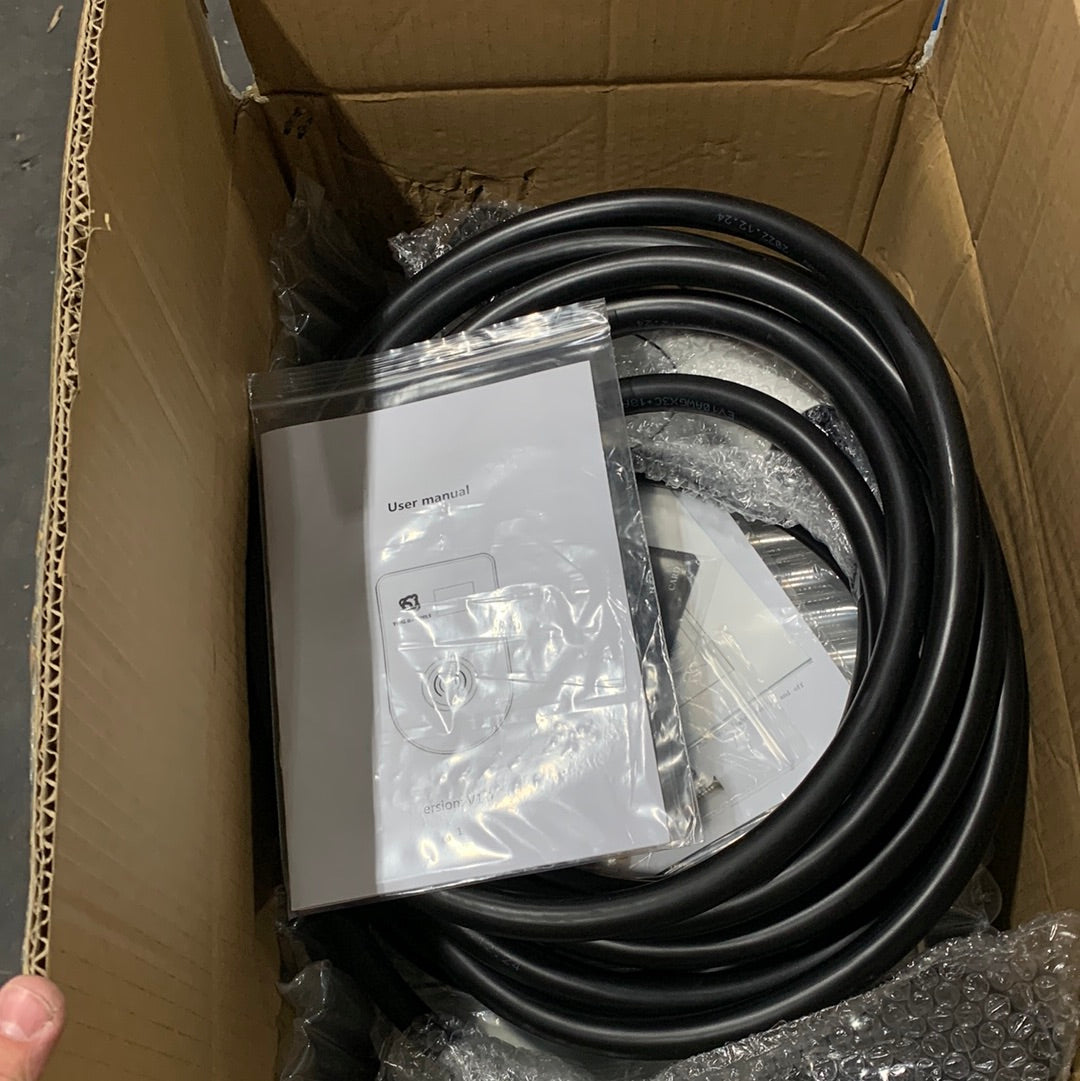 Two Barrels Home EV Charger Level 2 40 Amp 26ft Extension Cord Indoor/Outdoor Electric Car Charger NEMA 14-50 EV