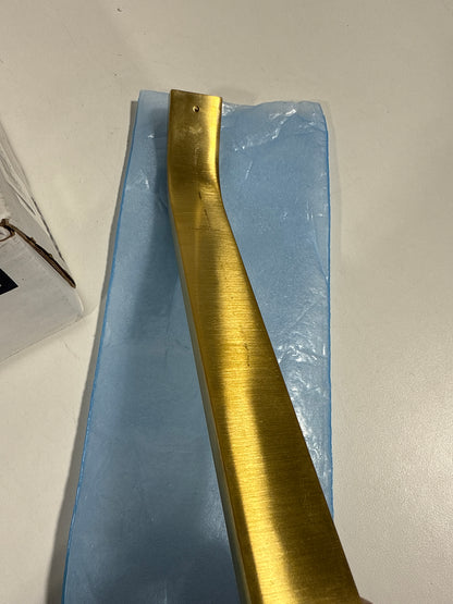 Scratched KOHLER Components Wall-mount Bathroom Sink Faucet Spout with Ribbon Design, 1.2 Gpm