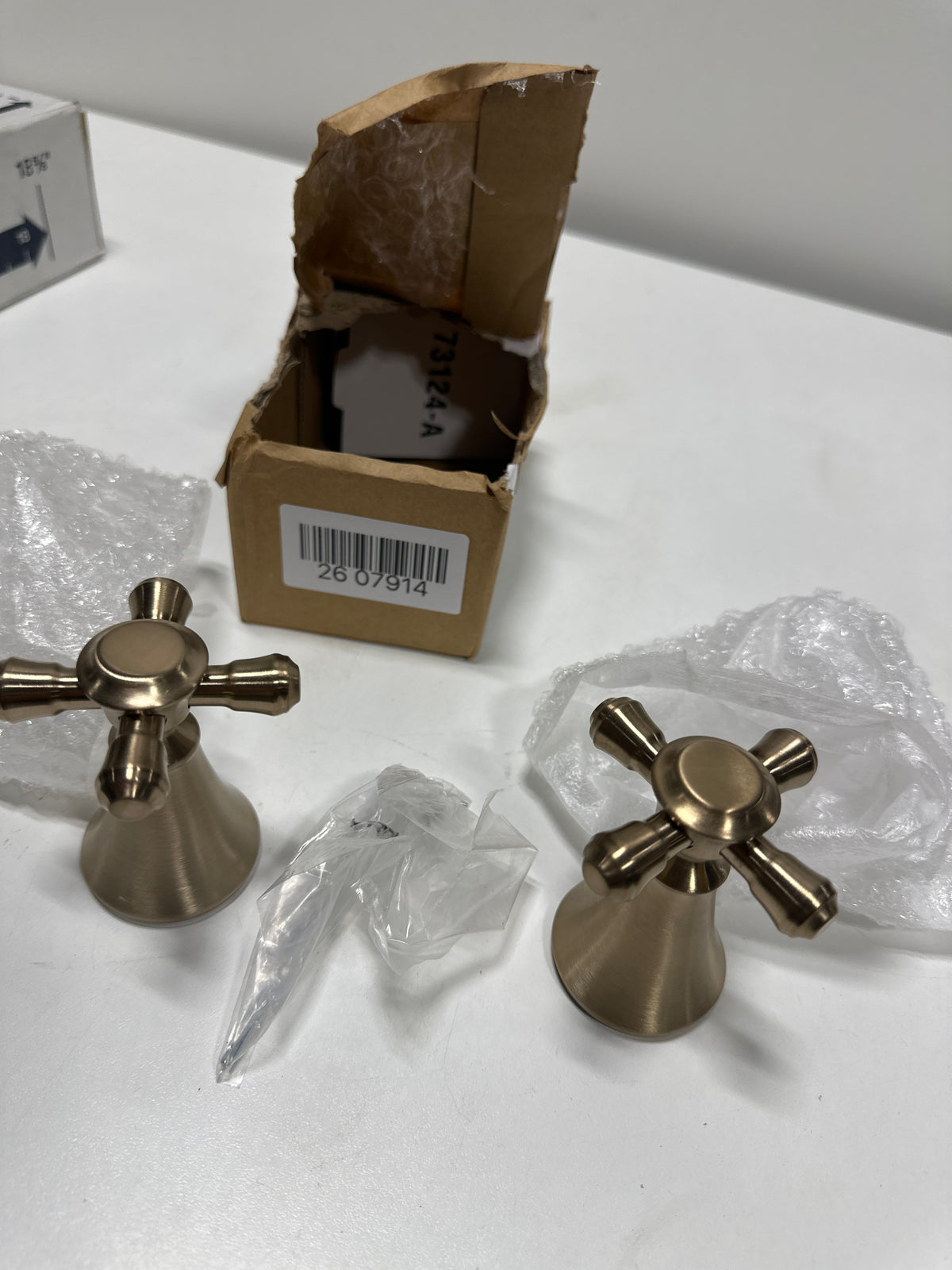 Delta H295 Cassidy Bidet Cross Handles Champagne Bronze