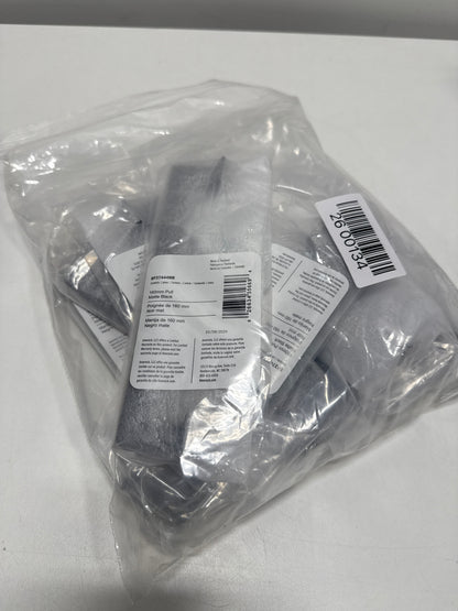 9 x Amerock Lintel 6-5/16 Inch (160mm) Center-to-Center Matte Black Cabinet Pull