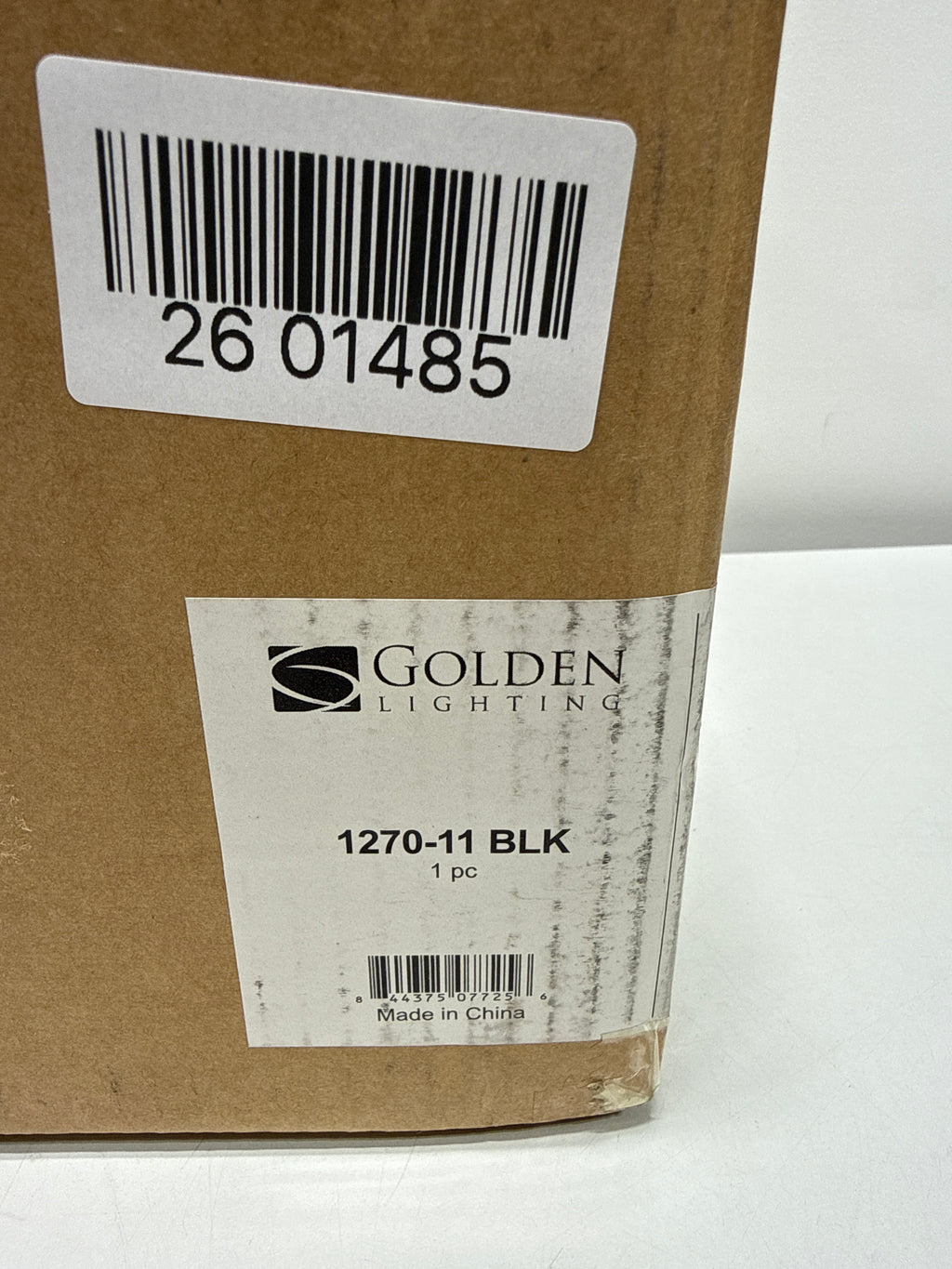 Golden Lighting 4 Inch Flush Mount - Damp - 1270-11 BLK - Modern Contemporary