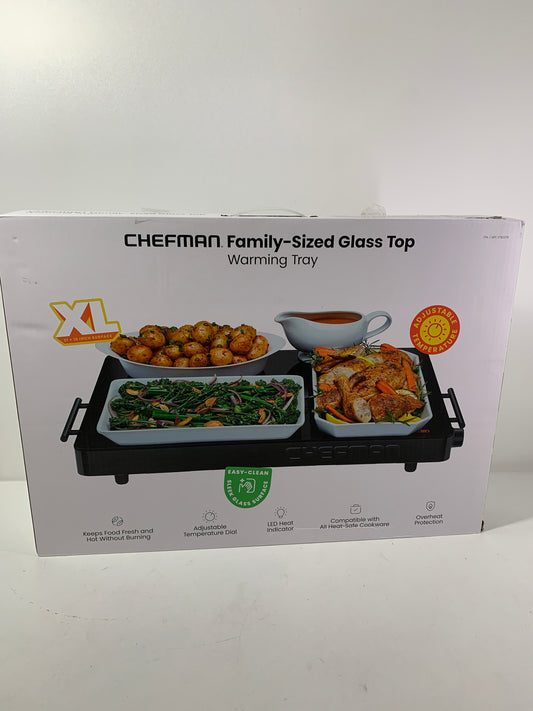 Chefman Family-Sized Electric Warming Tray with Adjustable Temperature