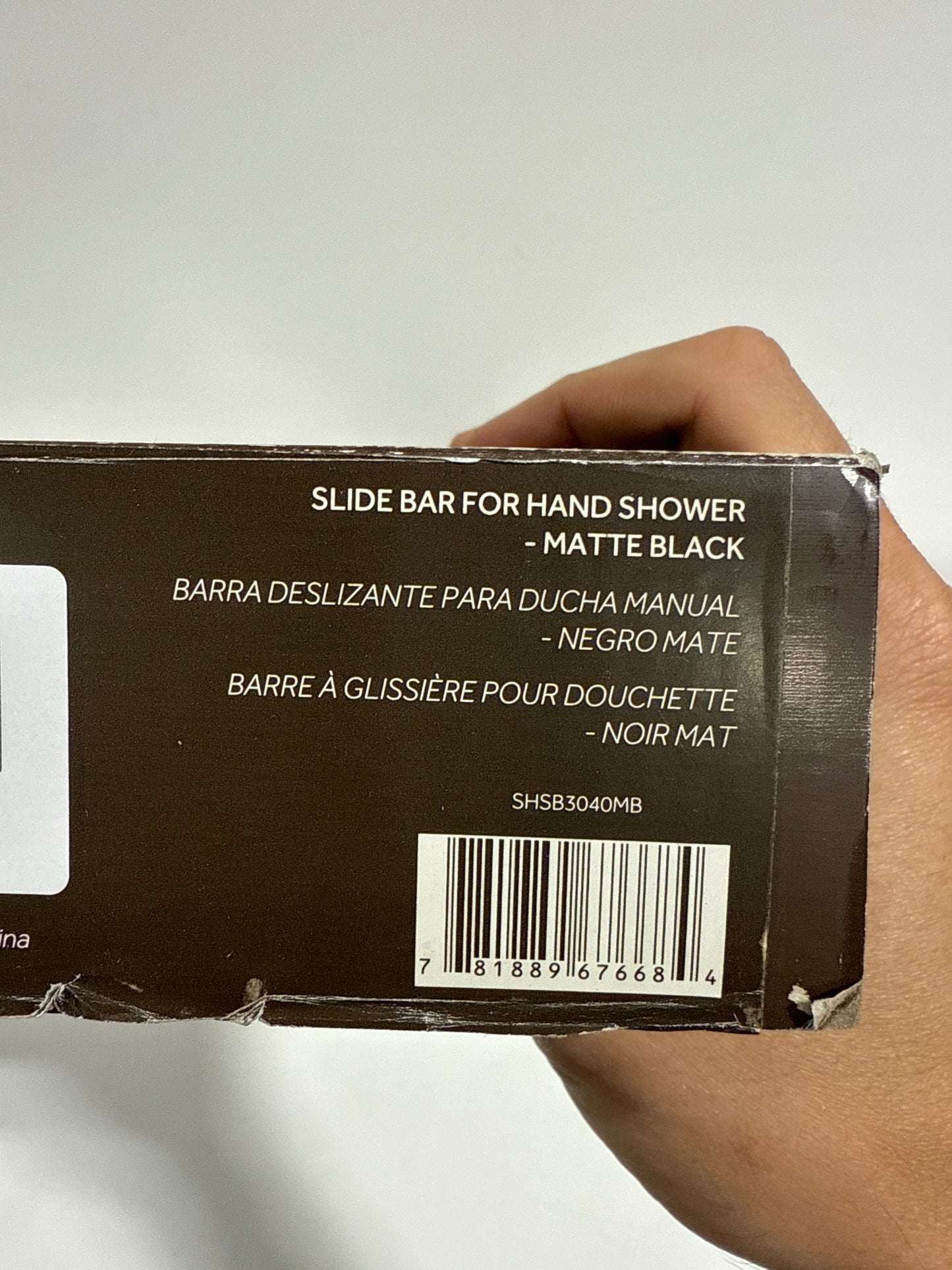 Signature Hardware 948919 28" Hand Shower Slide Bar Matte Black