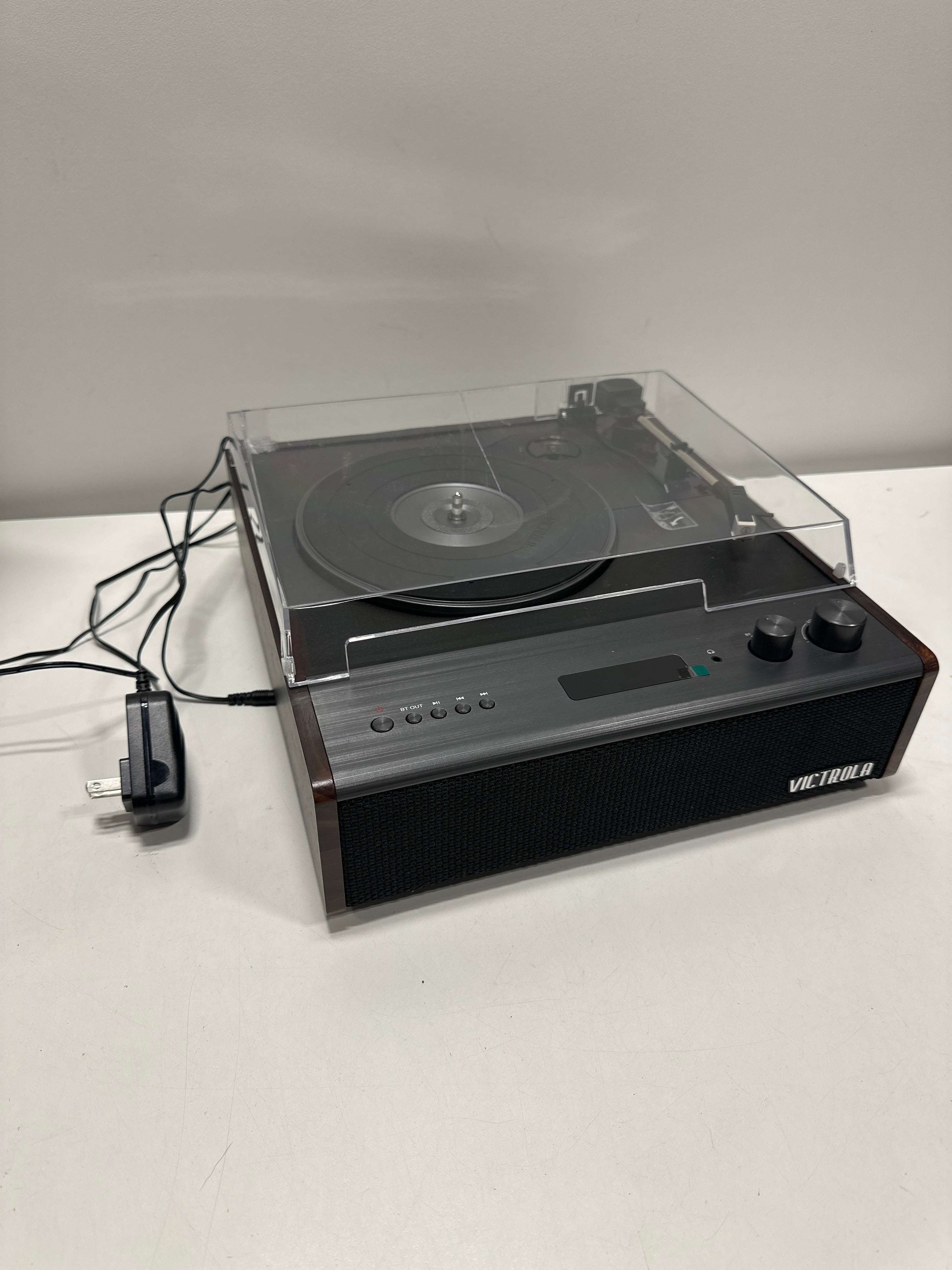 See Desc Victrola Eastwood Signature Bluetooth Record Player (Espresso) - Walnut - *TV & Home Theater