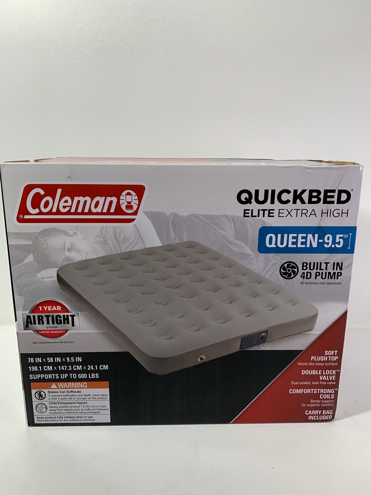 Coleman QuickBed Elite Extra High Airbed Queen