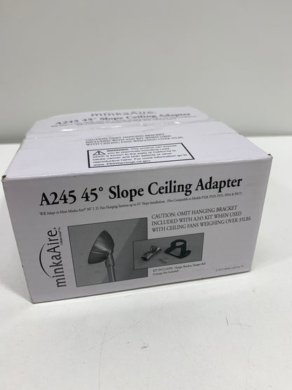 Minka Aire Hanging System - Optional 45 Degree Slope Ceiling Adapter Kit