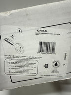 Delta 142749 Nicoli Monitor 14 Series Single Function Pressure Balanced Shower - Rough-in Included Matte Black Showers Shower Only