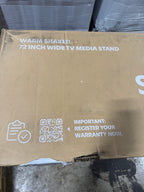 Simpli Home - Warm Shaker SOLID WOOD 72 in Wide TV Media Stand & For TVs up to 80 inches - Black - *Furniture &