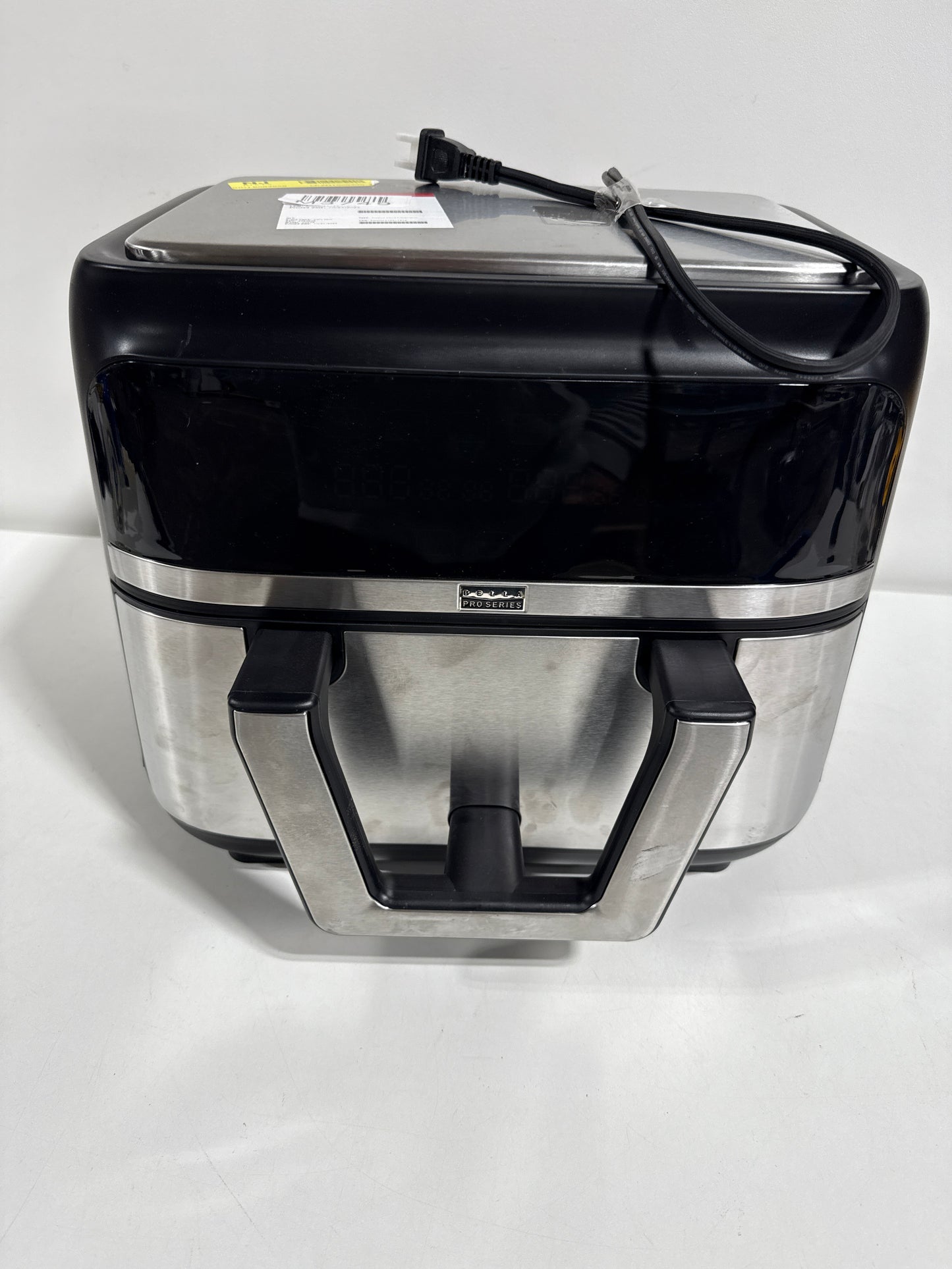 Bella PRO - 9-qt. TriZone Touchscreen Air Fryer with Dual Flex Basket - Stainless Steel