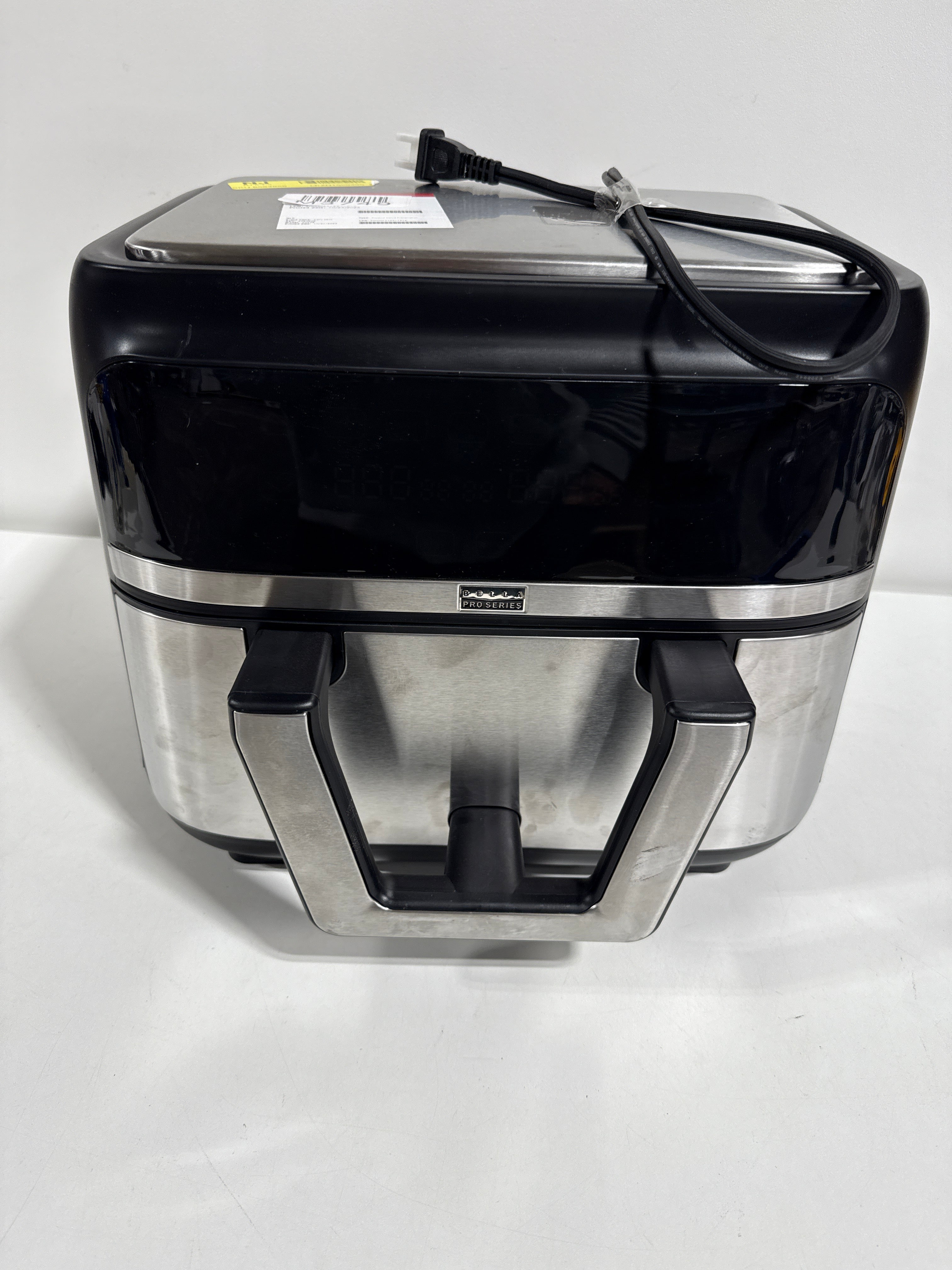Bella PRO - 9-qt. TriZone Touchscreen Air Fryer with Dual Flex Basket - Stainless Steel - *Kitchen Appliances