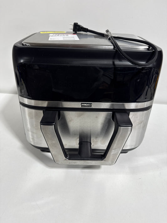 Bella PRO - 9-qt. TriZone Touchscreen Air Fryer with Dual Flex Basket - Stainless Steel